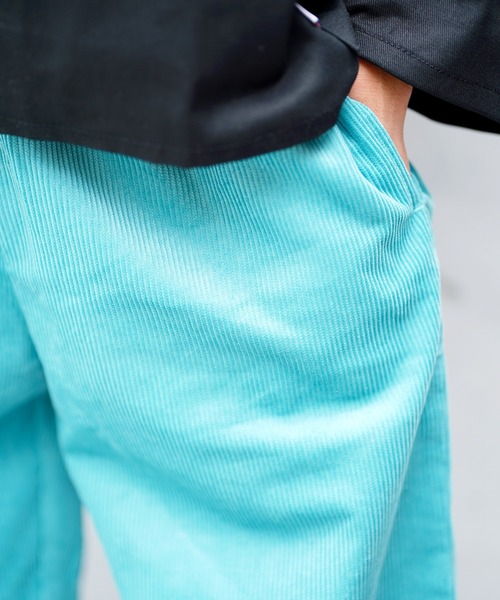 COOKMAN（クックマン）の「Cookman クックマン シェフパンツ イージーパンツ ワイドパンツ コーデュロイ ターコイズブルー（その他パンツ・メンズ・ターコイズブルー・MEDIUM/LARGE/X-LARGE/SMALL）」の13枚目の写真
