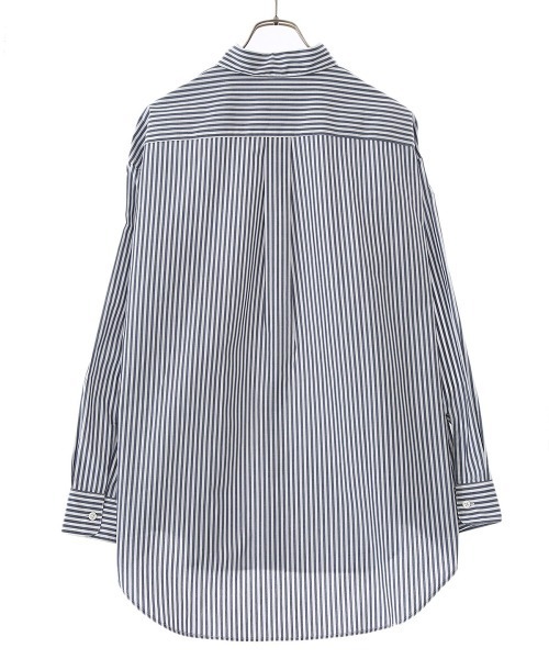 PORT BY ARK（ポートバイアーク）の「PORT BY ARK / ポートバイアーク：Regular Collar Shirt：PO10-SH002[COR]（シャツ/ブラウス・メンズ・ホワイト/ブルー系その他/グレー系その他・2/1）」の7枚目の写真