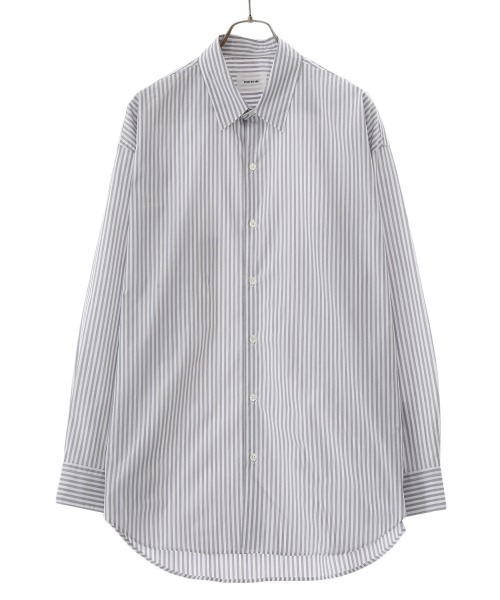 PORT BY ARK（ポートバイアーク）の「PORT BY ARK / ポートバイアーク：Regular Collar Shirt：PO10-SH002[COR]（シャツ/ブラウス・メンズ・ホワイト/ブルー系その他/グレー系その他・2/1）」の16枚目の写真