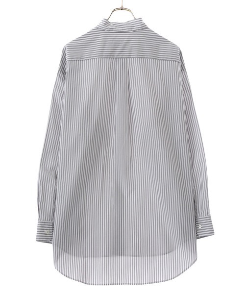 PORT BY ARK（ポートバイアーク）の「PORT BY ARK / ポートバイアーク：Regular Collar Shirt：PO10-SH002[COR]（シャツ/ブラウス・メンズ・ホワイト/ブルー系その他/グレー系その他・2/1）」の17枚目の写真