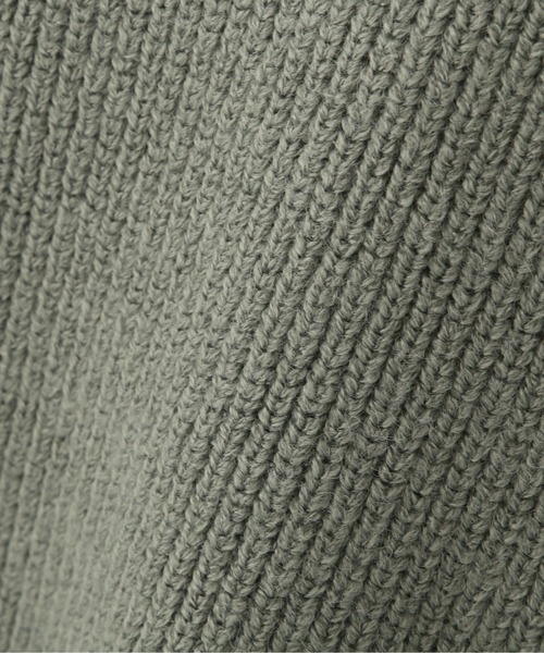 NATURAL BEAUTY BASIC（ナチュラルビューティーベーシック）の「ハンドステッチニット（ニット/セーター・レディース・オフホワイト/キャメル/ライトグリーン・MEDIUM）」の16枚目の写真