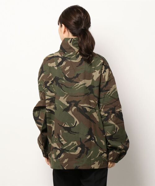 coca（coca）（コカ）の「メンズ ミリタリージップアッププルオーバー（ミリタリージャケット・メンズ・カーキ・M/L）」の3枚目の写真