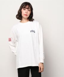 UGG | UGG@mos US 刺繍ロゴ ロンT / アグ ユーエス シシュウロゴ ロンT(Tシャツ/カットソー)