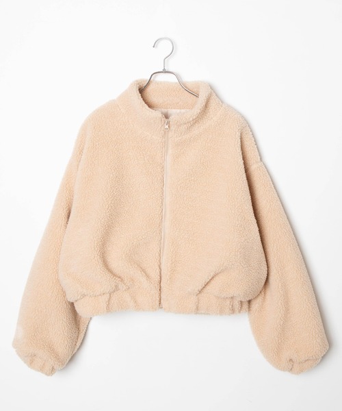 WEGO(ウィゴー)の「WEGO/ボアスタンドショートブルゾン(ブルゾン・レディース・アイボリー/その他1/その他2/ベージュ・SMALL/MEDIUM)」の21枚目の写真