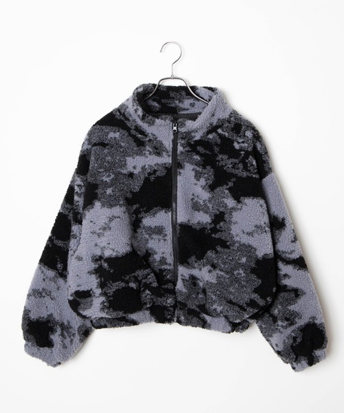 WEGO(ウィゴー)の「WEGO/ボアスタンドショートブルゾン(ブルゾン・レディース・アイボリー/その他1/その他2/ベージュ・SMALL/MEDIUM)」の7枚目の写真