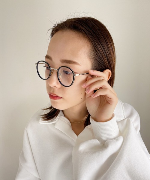 CLEA(クレア)の「ボストンクリアレンズメガネ(メガネ・レディース・ブラック/その他1/ブラウン・FREE)」の10枚目の写真