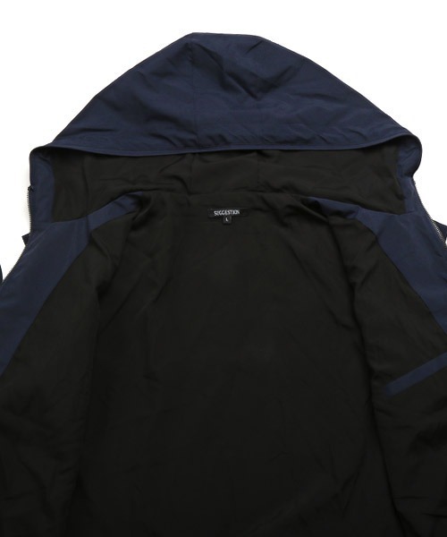 LUXSTYLE(ラグスタイル)の「袖ロゴ撥水加工マウンテンパーカー(マウンテンパーカー・メンズ・レッド/ネイビー/ホワイト/ブラック・M/XL/L)」の16枚目の写真