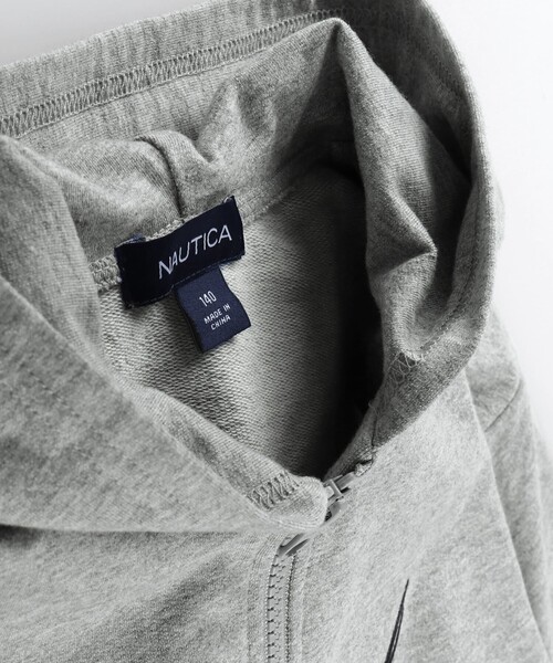 NAUTICA(ノーティカ)の「【NAUTICA/ノーティカ】ミニ裏毛ジップアップパーカー(パーカー・キッズ・ネイビー/杢グレー・120/130/140/150)」の14枚目の写真