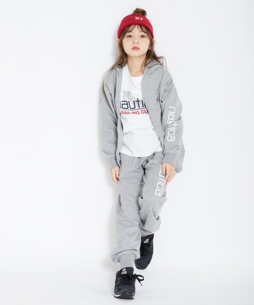 NAUTICA(ノーティカ)の「【NAUTICA/ノーティカ】ミニ裏毛ジップアップパーカー(パーカー・キッズ・ネイビー/杢グレー・120/130/140/150)」の4枚目の写真