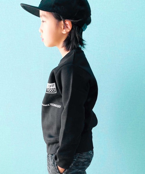 THE CASUAL(カジュアル)の「裏起毛クルーネックプリントトレーナー キッズ(スウェット・キッズ・ベージュ系/ホワイト系/オフホワイト/ベージュ/ブラック系2/ブラック/ブラック系1/杢グレー/ブラック系・110cm/130cm/120cm/140cm/150cm/160cm)」の10枚目の写真