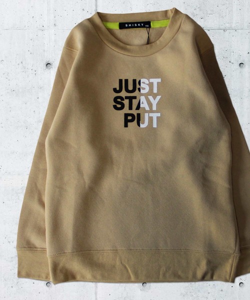 THE CASUAL(カジュアル)の「裏起毛クルーネックプリントトレーナー キッズ(スウェット・キッズ・ベージュ系/ホワイト系/オフホワイト/ベージュ/ブラック系2/ブラック/ブラック系1/杢グレー/ブラック系・110cm/130cm/120cm/140cm/150cm/160cm)」の22枚目の写真