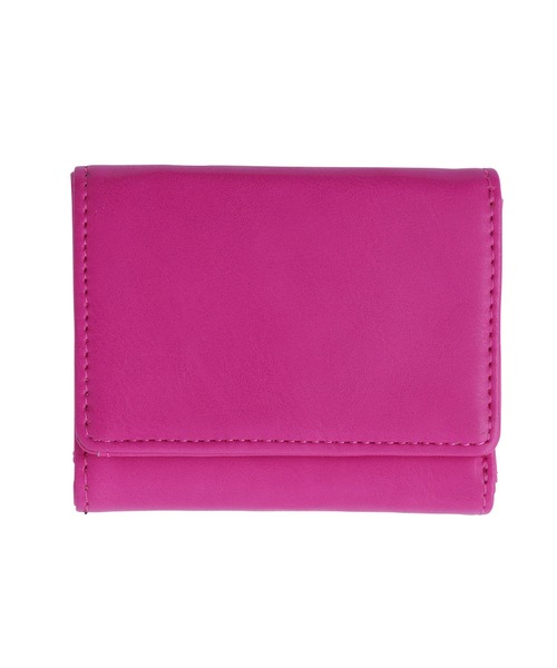 X-girl(エックスガール)の「FAUX LEATHER MINI WALLET(財布・レディース・ライトグリーン/ピンク/ブラック・ONE SIZE)」の5枚目の写真