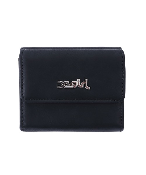 X-girl(エックスガール)の「FAUX LEATHER MINI WALLET(財布・レディース・ライトグリーン/ピンク/ブラック・ONE SIZE)」の12枚目の写真