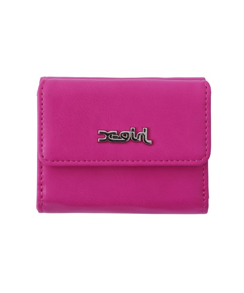X-girl(エックスガール)の「FAUX LEATHER MINI WALLET(財布・レディース・ライトグリーン/ピンク/ブラック・ONE SIZE)」の13枚目の写真