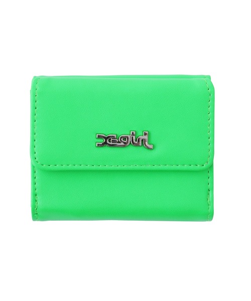 X-girl(エックスガール)の「FAUX LEATHER MINI WALLET(財布・レディース・ライトグリーン/ピンク/ブラック・ONE SIZE)」の14枚目の写真