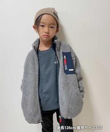 [洗える]ボアフリーススタンドカラージップブルゾン