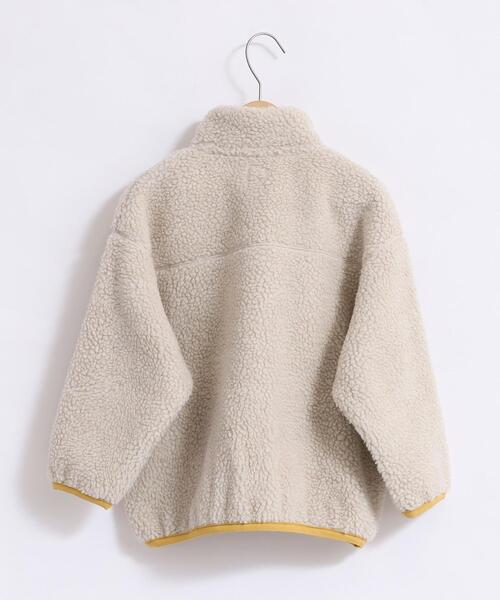 美品／1回着用Coen キッズボアフリースジャケット(120) coen（コーエン）の「coen キッズ[洗える]ボアフリーススタンド