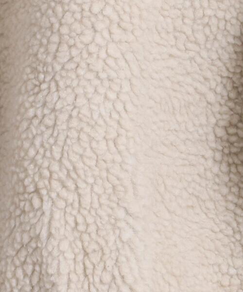 coen（コーエン）の「[洗える]ボアフリーススタンドカラージップブルゾン（ブルゾン・キッズ・グレー/オフホワイト・100/130/120/110）」の14枚目の写真