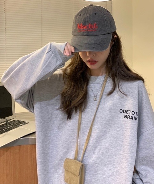 Chaco closet（チャコ クローゼット）の「バックロゴスウェット（スウェット・レディース・ホワイト/ブラック/グレー・L）」の14枚目の写真