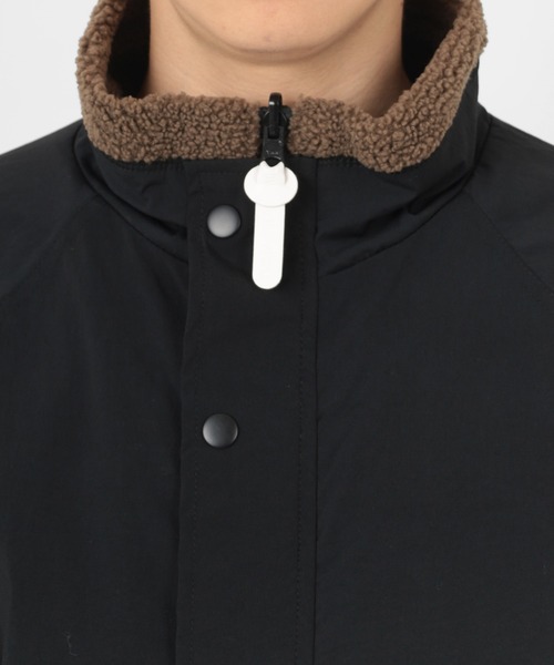 POWER TO THE PEOPLE（パワートゥーザピープル）の「【POWER TO THE PEOPLE/パワー トゥザ ピープル】リーバーシブル スタンドナイロンジャケット/ボアジャケット/【撥水】【防汚】（ブルゾン・メンズ・ブラック/ベージュ/カーキ/マルチ・M/L）」の22枚目の写真