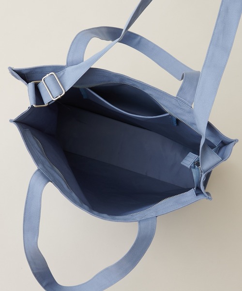 natural couture（ナチュラルクチュール）の「【WEB限定】カラフル遠征バッグ（トートバッグ・レディース・ブラック/オフホワイト/ピンク/イエロー/オレンジ/ブルー/ミント/ラベンダー/ワイン・FREE）」の21枚目の写真