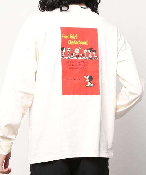 Peanuts Snoopy 70th スヌーピー プリントロングスリーブtシャツ Tシャツ カットソー Peanuts ピーナッツ のファッション通販 Zozotown