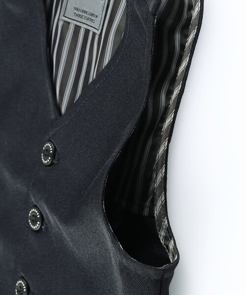 BRANSHES(ブランシェス)の「【キメ服】フォーマルベスト(スーツベスト・キッズ・ネイビー/グレー・110cm/120cm/130cm)」の13枚目の写真