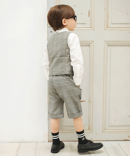 BRANSHES(ブランシェス)の「【キメ服】フォーマルベスト(スーツベスト・キッズ・ネイビー/グレー・110cm/120cm/130cm)」の17枚目の写真
