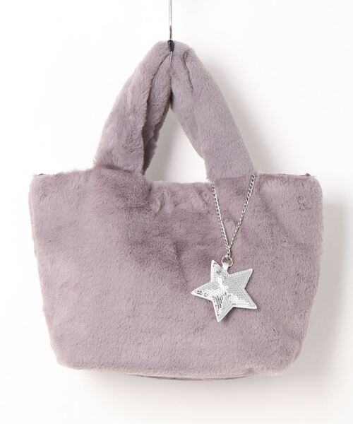 alcali（アルカリ）の「メイクル　ファー使いハンドバッグ【取り扱い店舗限定】（ハンドバッグ・レディース・ダークグレー/ブラウン/グレー・FREE）」の3枚目の写真