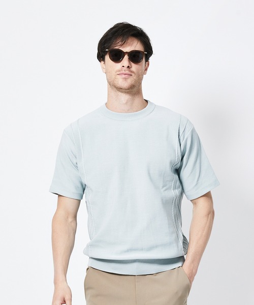 junhashimoto(ジュンハシモト)の「K06 CREW NECK KNIT S(ニット/セーター・メンズ・ブラック/グレー/ブルー/グリーン・4/3/5/2)」の3枚目の写真