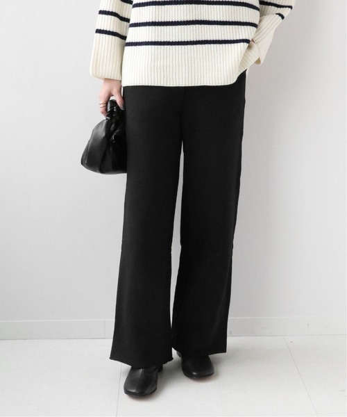 JOURNAL STANDARD relume(ジャーナルスタンダード レリューム)の「裏起毛スウェットイージーパンツ◆(スウェットパンツ・レディース・ブラック/ベージュ・FREE)」の1枚目の写真