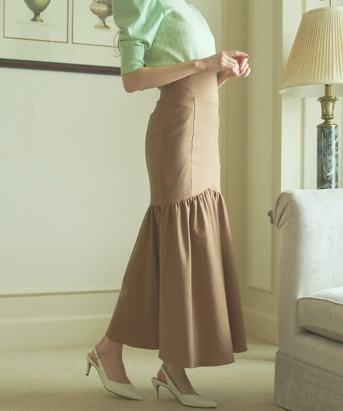 VIOLETTA（ヴィオレッタ）の「ハイウエストマーメイドスカート（スカート・レディース・ライトグリーン/ブラウン/ブラック・SMALL/MEDIUM）」の20枚目の写真