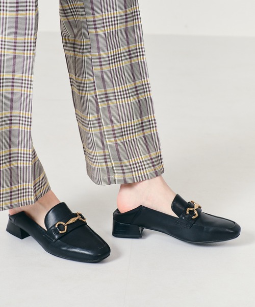 ORiental TRaffic（オリエンタルトラフィック）の「ビットモチーフバブーシュローファー/21105（ローファー・レディース・ホワイト/ブラック/ブラウン・40/38/39/41/42/35/36/37/34/33/43）」の6枚目の写真