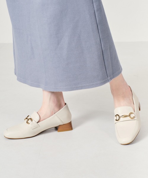 ORiental TRaffic（オリエンタルトラフィック）の「ビットモチーフバブーシュローファー/21105（ローファー・レディース・ホワイト/ブラック/ブラウン・40/38/39/41/42/35/36/37/34/33/43）」の12枚目の写真