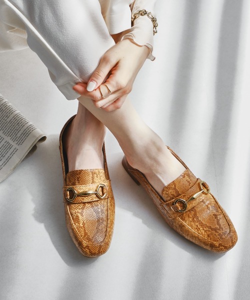 ORiental TRaffic（オリエンタルトラフィック）の「ビットモチーフバブーシュローファー/21105（ローファー・レディース・ホワイト/ブラック/ブラウン・40/38/39/41/42/35/36/37/34/33/43）」の20枚目の写真