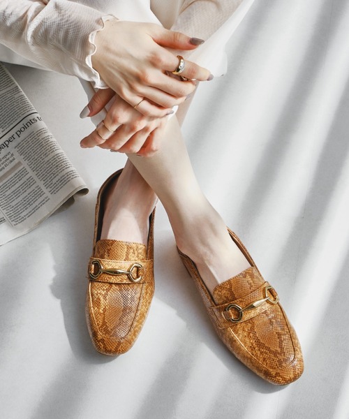 ORiental TRaffic（オリエンタルトラフィック）の「ビットモチーフバブーシュローファー/21105（ローファー・レディース・ホワイト/ブラック/ブラウン・40/38/39/41/42/35/36/37/34/33/43）」の18枚目の写真