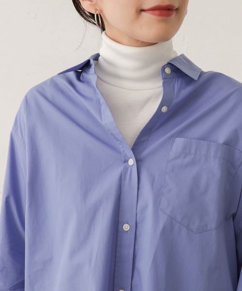 URBAN RESEARCH DOORS（アーバンリサーチドアーズ）の「タートルネックカットソー（Tシャツ/カットソー・レディース・オフホワイト/ベージュ系その他/ブラック・ONE）」の2枚目の写真