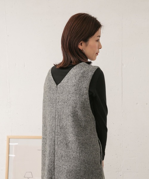 URBAN RESEARCH DOORS（アーバンリサーチドアーズ）の「タートルネックカットソー（Tシャツ/カットソー・レディース・オフホワイト/ベージュ系その他/ブラック・ONE）」の16枚目の写真