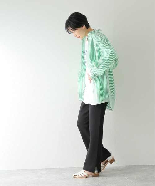 JOURNAL STANDARD（ジャーナルスタンダード）の「コットンカシミヤスムースパンツ◆2（その他パンツ・レディース・ブラック/グレー・FREE）」の9枚目の写真