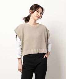 Samansa Mos2 | カノコニットベスト(ベスト)