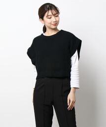 Samansa Mos2 | カノコニットベスト(ベスト)