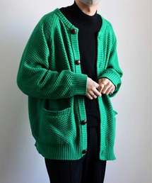 y/m by れぽすけ | ビックポケットルーズカーデ(カーディガン/ボレロ)