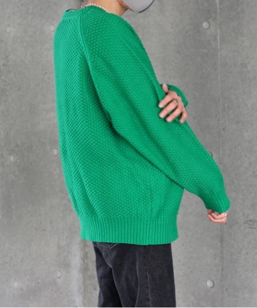 y/m by れぽすけ（イムバイレポスケ）の「ビックポケットルーズカーデ（カーディガン/ボレロ・メンズ・ブラック/イエロー/グリーン/アイボリー・MEDIUM/LARGE）」の14枚目の写真