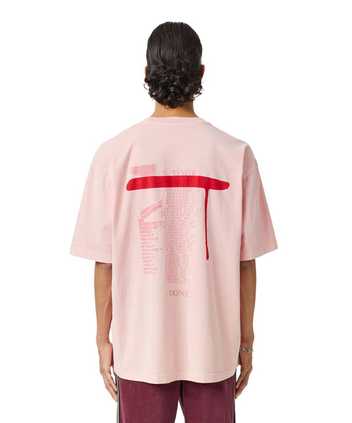 DIESEL（ディーゼル）の「メンズ Tシャツ（Tシャツ/カットソー・メンズ・グレー/ピンク・X-LARGE/MEDIUM/X-SMALL/SMALL/LARGE/XX-LARGE）」の14枚目の写真