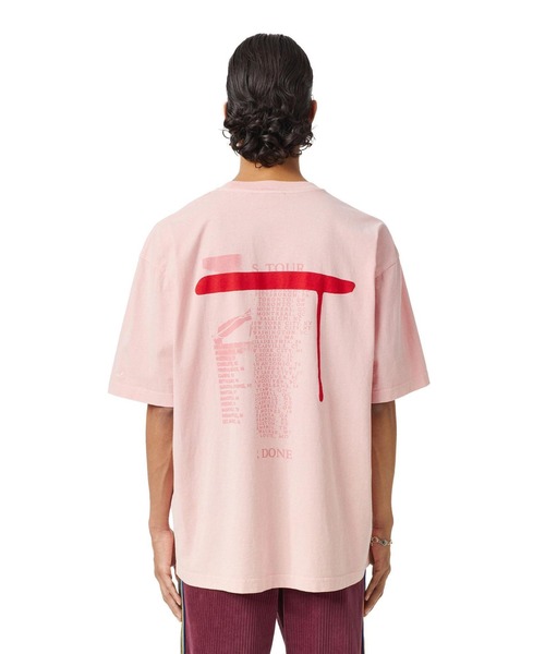 DIESEL（ディーゼル）の「メンズ Tシャツ（Tシャツ/カットソー・メンズ・グレー/ピンク・X-LARGE/MEDIUM/X-SMALL/SMALL/LARGE/XX-LARGE）」の6枚目の写真