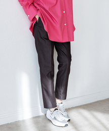 IENA | シャンブレーサテンストレッチパンツ◆(その他パンツ)