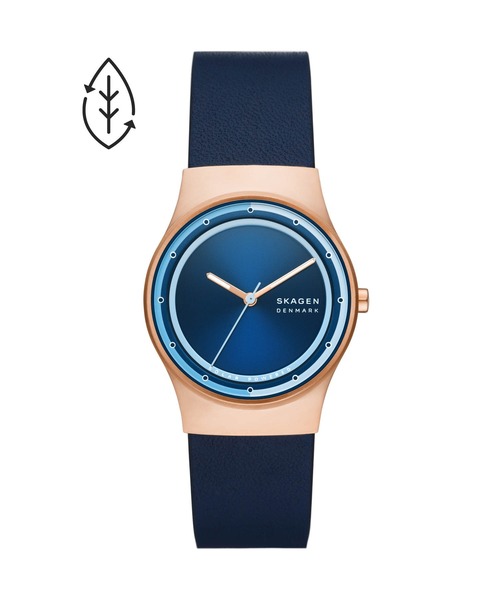 SKAGEN(スカーゲン)の「スカーゲン 腕時計 レディース アナログ レザー SKW3021(アナログ腕時計・レディース・ブルー・FREE)」の1枚目の写真