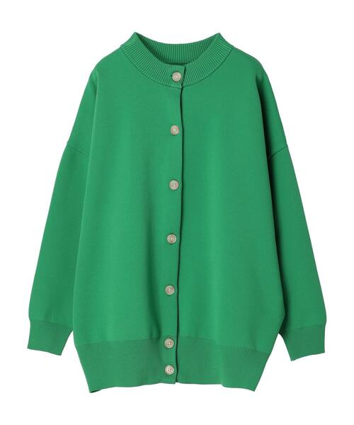 Green Parks(グリーンパークス)の「Bigサイズニットカーディガン*(カーディガン/ボレロ・レディース・サックスブルー/グリーン/ピンクベージュ・FREE)」の9枚目の写真