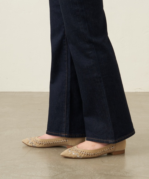 LE TALON（ルタロン）の「ポインテッドサシメッシュフラット（その他シューズ・レディース・ベージュ/ネイビー/ピンク/グリーン・23cm/23.5cm/24cm/24.5cm/22.5cm/22cm/25cm/25.5cm）」の20枚目の写真