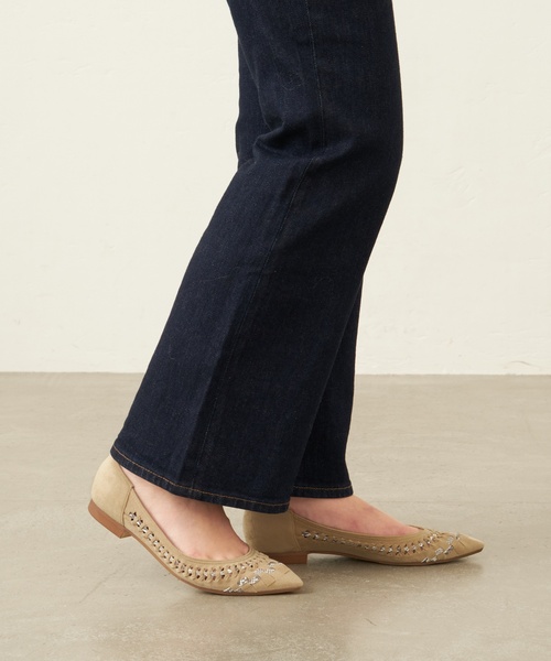 LE TALON（ルタロン）の「ポインテッドサシメッシュフラット（その他シューズ・レディース・ベージュ/ネイビー/ピンク/グリーン・23cm/23.5cm/24cm/24.5cm/22.5cm/22cm/25cm/25.5cm）」の22枚目の写真